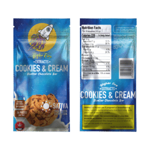 Cookies & Cream 2000mg Chocolate Bar