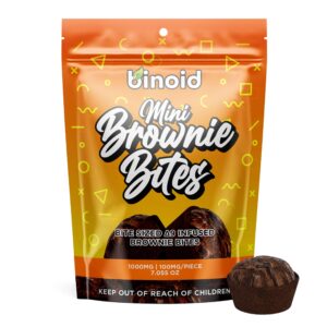 Delta 9 1000mg Infused Mini Brownie Bites