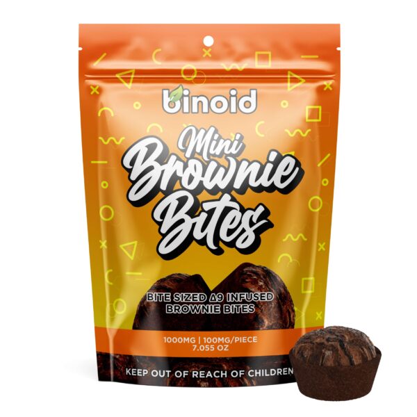 Delta 9 1000mg Infused Mini Brownie Bites