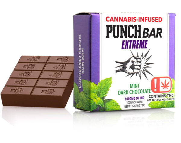 Punch Bar 1000mg Chocolate THC Edibles UK